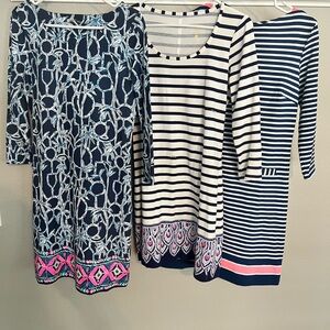 Lilly Pulitzer Shift Dresses Lot of 3
